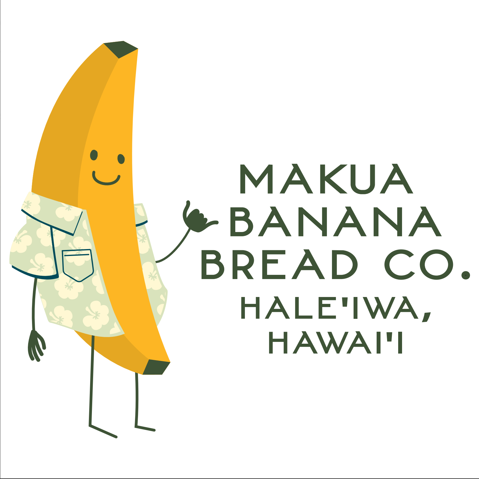 Banana Man Tee Sticker – makuabananabread